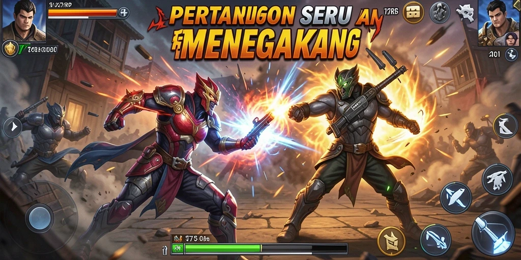 Gameplay seru dan menegangkan dalam pertarungan 77RP.