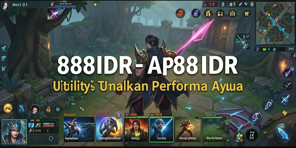 Tampilan antarmuka 888IDR yang menarik dan fungsional untuk peningkatan perangkat.