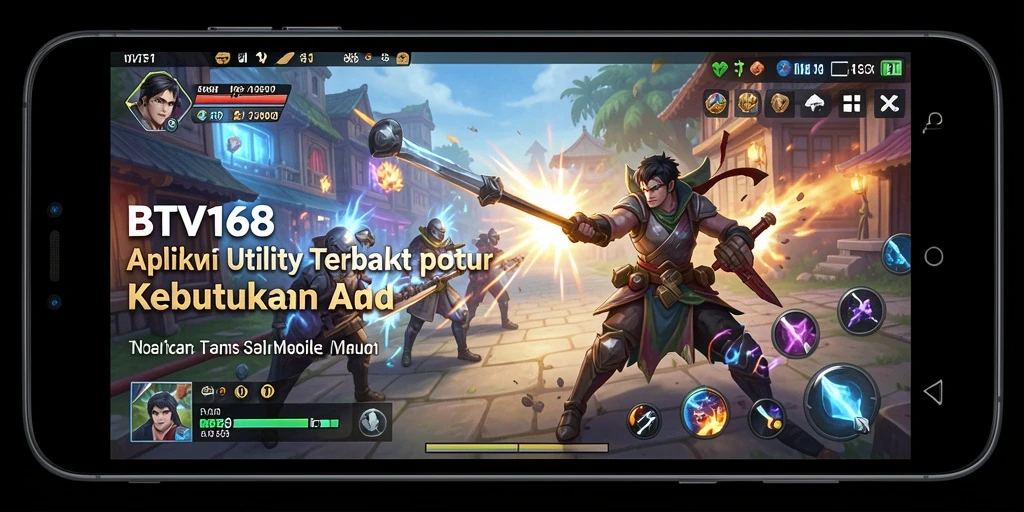 Screenshot BTV168 menampilkan fitur Utility yang memudahkan pengguna.