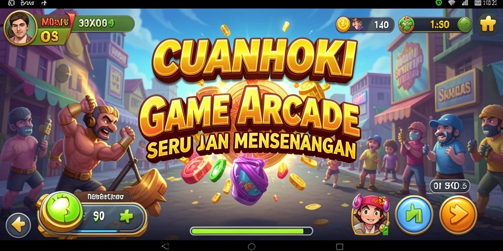 Gameplay seru dari CUANHOKI yang penuh tantangan dan kesenangan.
