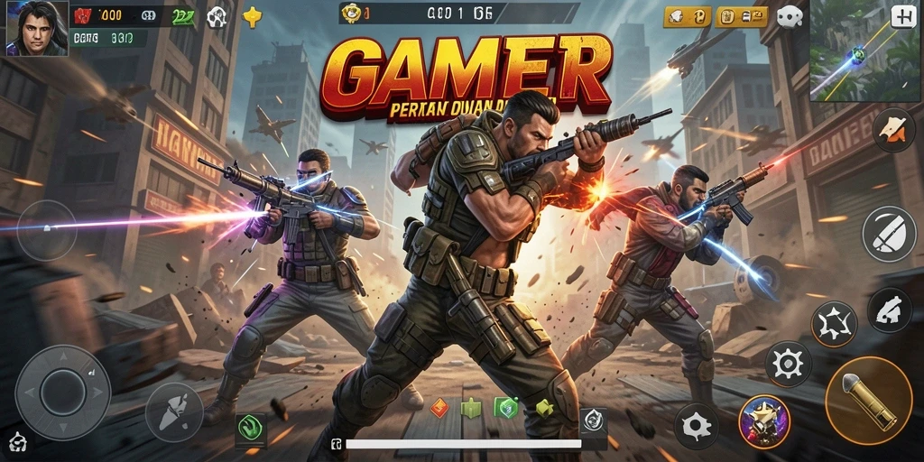 Tangkapan layar dari gameplay seru GAMERP dalam aksi.