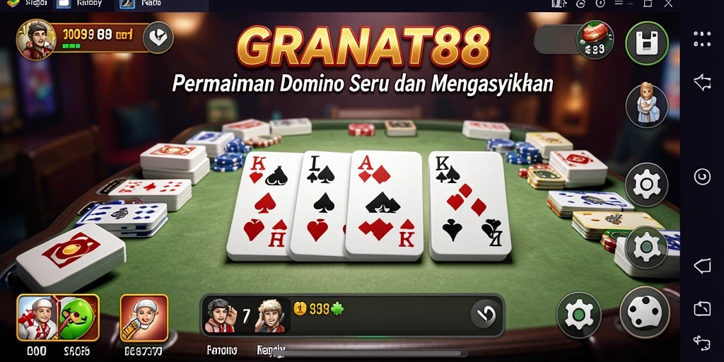 Tangkapan layar gameplay yang menampilkan keseruan bermain Domino.