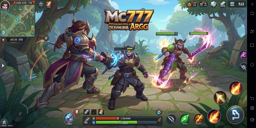 Gameplay seru dan menantang dalam dunia ARPG MC777.