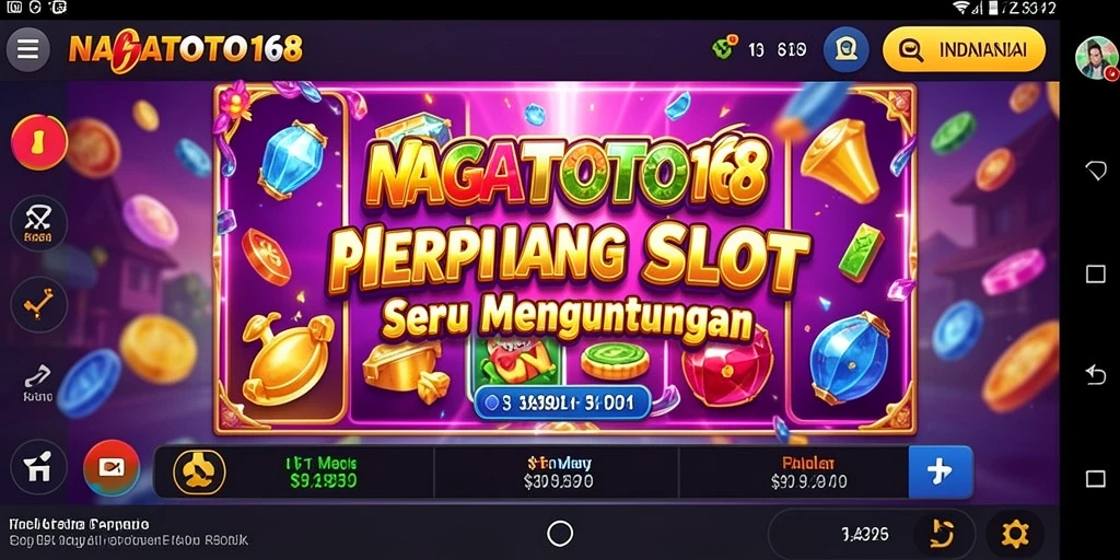 Tampilan gameplay NAGATOTO168 yang menawan dengan berbagai slot yang menarik.