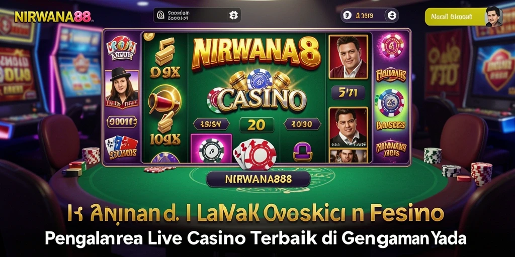 Tampilan gameplay NIRWANA88 yang mendebarkan pada Live Casino.