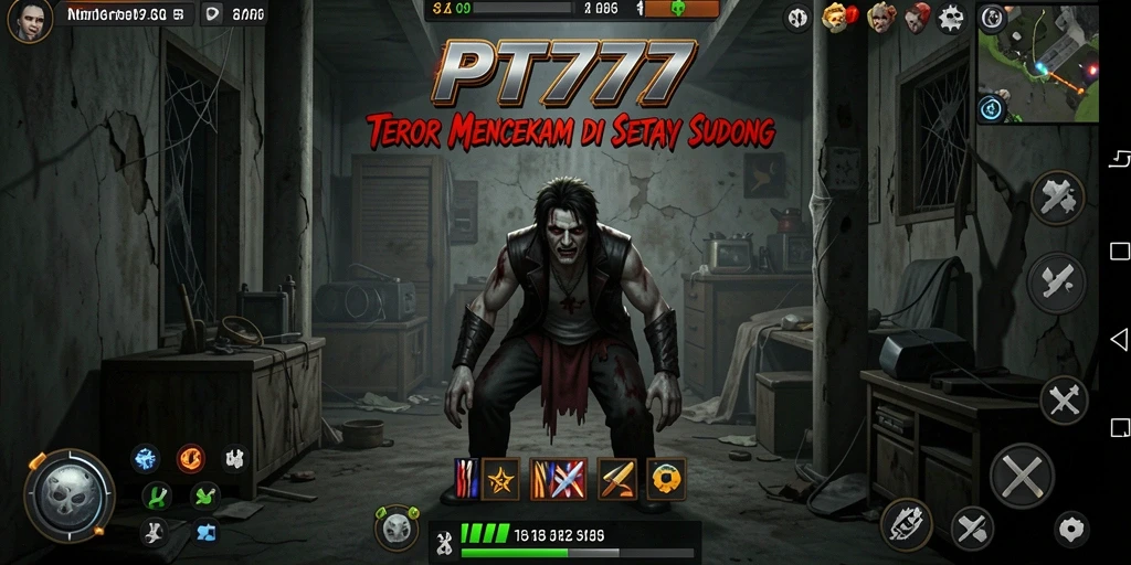 Gameplay menakutkan di dunia penuh hantu dan monster.