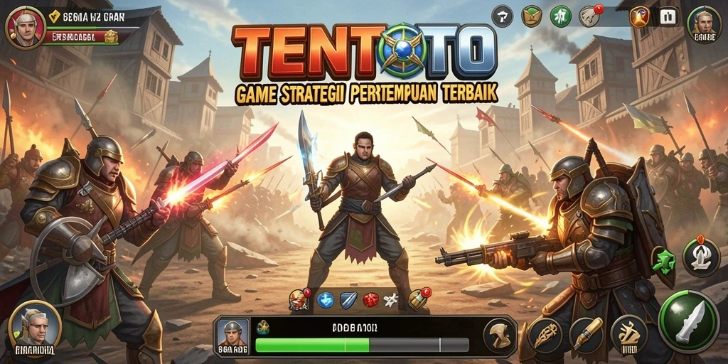 Tampilan gameplay seru dalam TENTOTO yang mendebarkan.